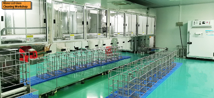 Xưởng làm sạch kính LCD đơn