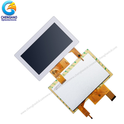 800x480 Resolution Small LCD Touch Screen 7.0 Inch 24 Bit Parallel RGB Interface