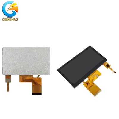 Free Viewing Angle LCD Touch Screen Monitor 4.3 Inch FPC 40 Pin 800*480