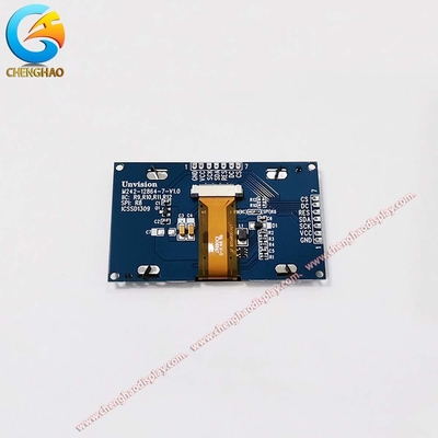 ROHS Compliant 128x64 SPI OLED Display Module 2.42 Inch Using White Display Mode
