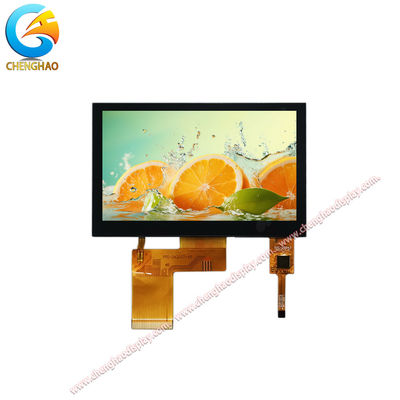 High Brightness 4.3 Inch LCD Touch Screen 16M Color Display Mode IPS /transmissive/ Normally Black