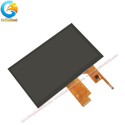 7 Inch IPS Lcd Display 40 Pins 1024*600 With 80/80/80/80 Free Viewing Direction