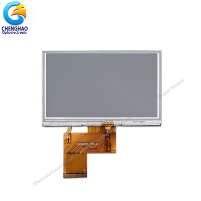 TN Transmission Resistive Lcd Touch Screen 4.3" Halogen Free TFT RTP