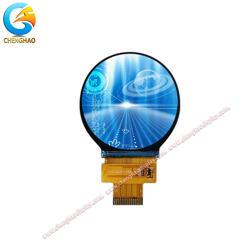 2.1 Inch Round Tft Display Thin Film Transistor High Contrast