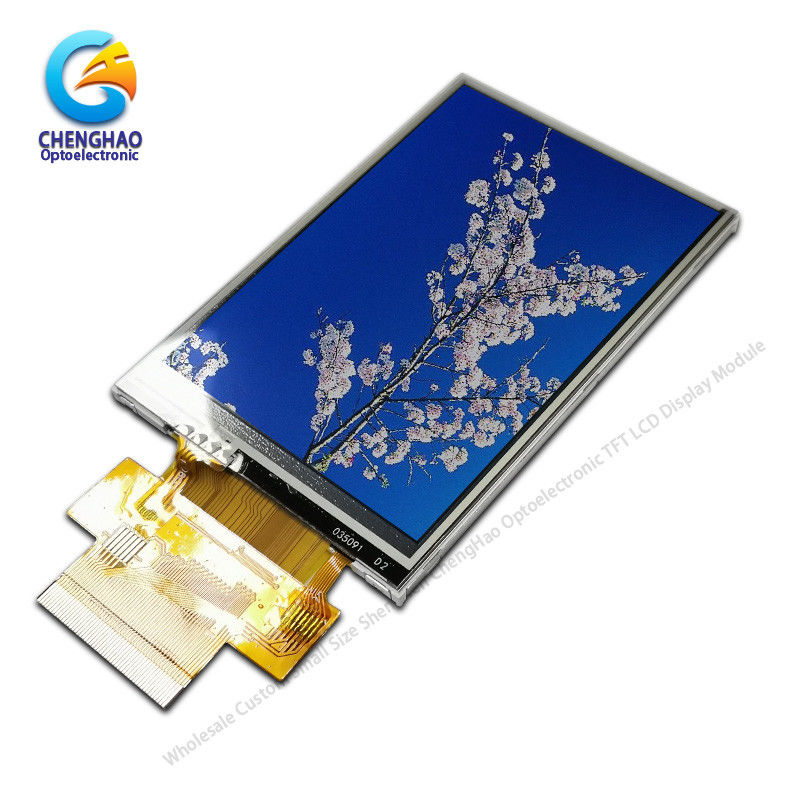 ISO9001 300cd/M2 Tft Lcd Panel Screen Thin Film SPI MCU ST7789V