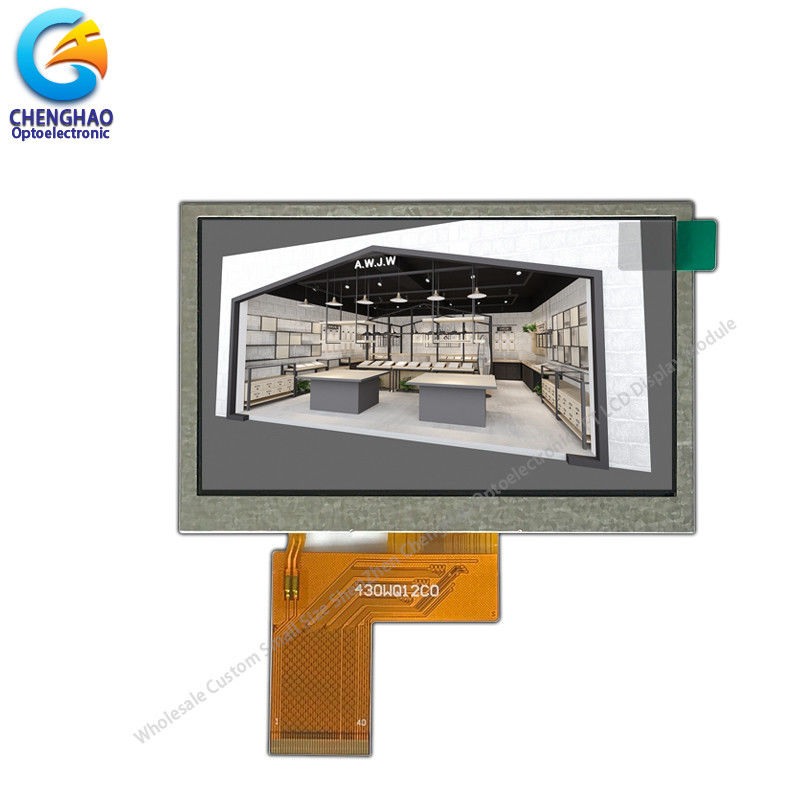 4.3inch 300Nits Color TFT LCD Screen Monitor Screen Module
