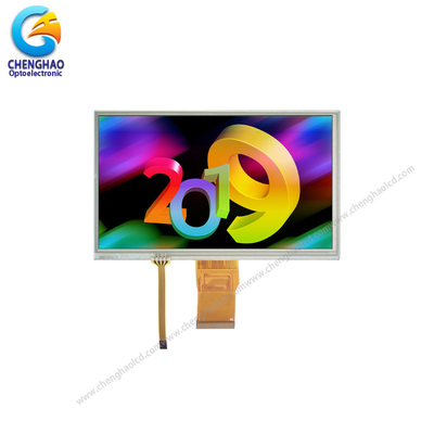 7.0 Inch Touch Screen Display Panel 350 Cd / M2 Với giao diện RGB song song 24 bit