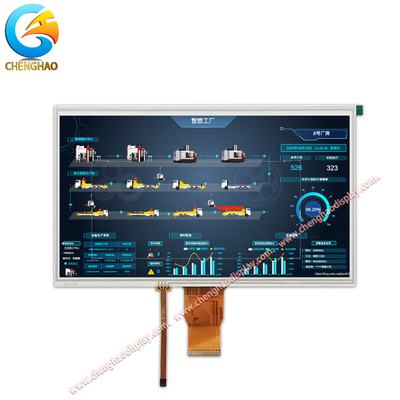 10.1inch Kích thước màn hình màu Tft Lcd Module 1024x600 pixel Lcm