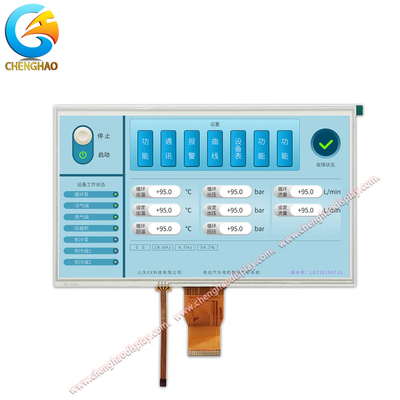 10.1 Inch 50 Pin Fpc Lcd Display Module 1000 Cd/M2 Độ sáng