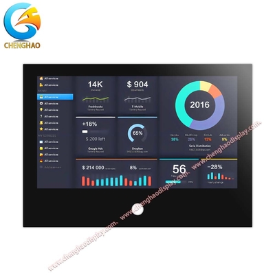 10.1 inch màn hình cảm ứng LCD 1024x600 độ phân giải Với giao diện LVDS