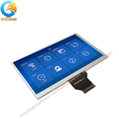 Màn hình LCD tùy chỉnh 7 inch 800 * 480 Độ phân giải 50 pin Color Tft Display