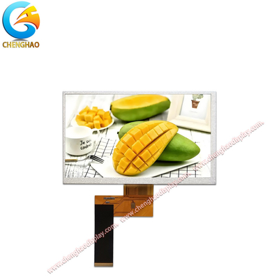 Màn hình IPS TFT 7 inch 800 * 480 chấm 1000cd / m2 Độ sáng cao Với giao diện RGB