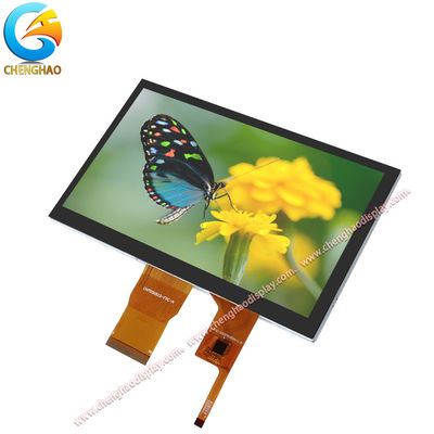 Màn hình cảm ứng LCD có thể đọc ánh sáng mặt trời 1000cd / M2 7 inch Hiển thị màu sắc sáng cao