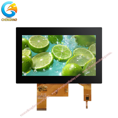 Công nghiệp Tft LCD 7 inch 800x480 độ phân giải với cảm ứng dung lượng