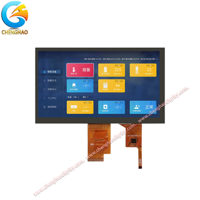 7 inch Capacitive Touch LCD Display 1024 * 600 Đối với -20 ~ + 70 ° C