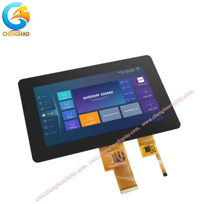Màn hình cảm ứng RGB 7 inch 1024x600 IPS TFT LCD độ phân giải cao với 1000 cd / m2 Độ sáng