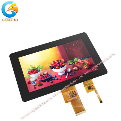 Màn hình LCD có thể đọc ánh sáng mặt trời 40 pin Màn hình IPS TFT 7 inch với cảm ứng dung lượng