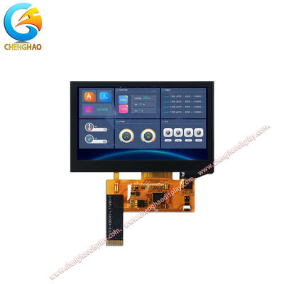 Màn hình LCD IPS TFT 4.3 inch, độ phân giải 800×480, Cảm ứng điện dung, Giao diện SPI