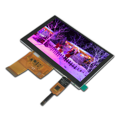 5 inch CTP Iso9001 Lcd Touch Screen Module 800x480 24 bit RGB