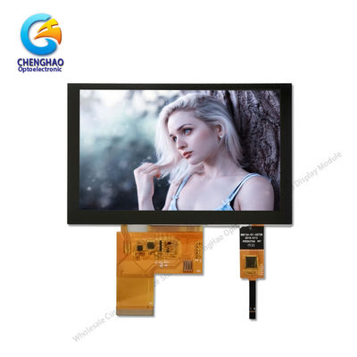 800x480 5in màn hình cảm ứng LCD màn hình 300cd / M2 Với bảng điều khiển dung lượng