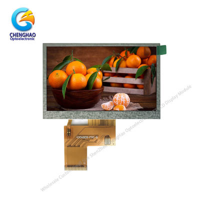 4.3 inch TFT LCD Display Module 480 * 272 Độ phân giải RGB Màu