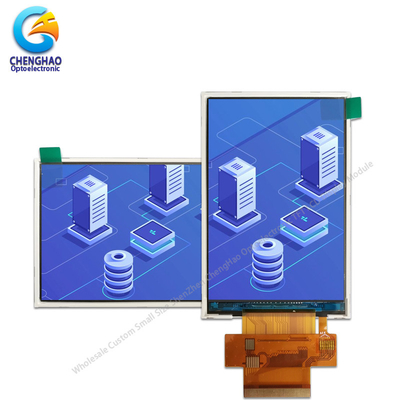 I80 Hệ thống Công nghiệp TFT Hiển thị không có Halogen 3,5 inch 18 Bit CTP FPC